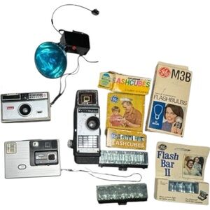 Kodak Vintage Camera and Accessories Bundle